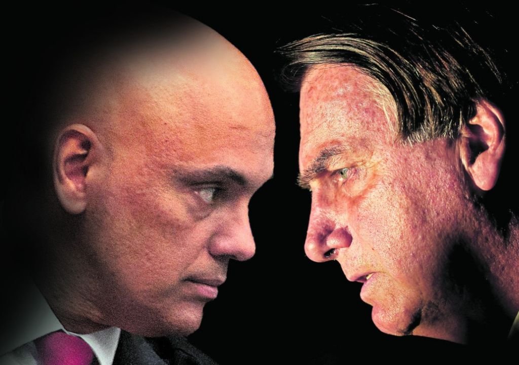 Imagem: Alexandre de Moraes e Bolsonaro | Adriano Machado/ Michel Filho/ Infoglobo